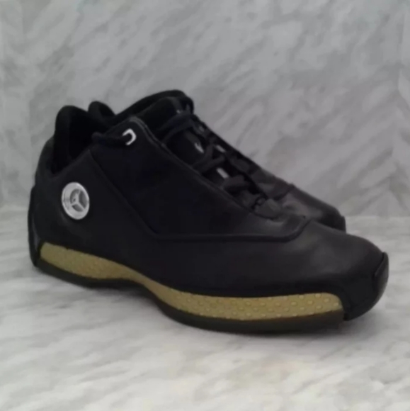 Nike Air Jordan XVIII 18 Low Black GS 5.5Y women's sz 7 OG metallic silver - Picture 7 of 10